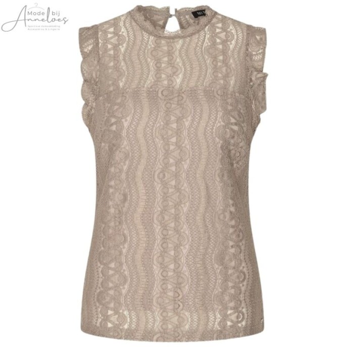 Mi Piace Top kant ML Taupe